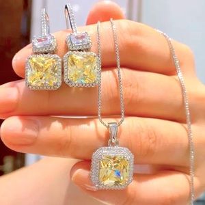 ✨Canary Diamond Jewelry Set / Art Deco✨